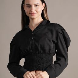 Belfry Crepe Crop Top-image-63