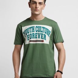 ODCC Printed Cotton Round Neck Slim Fit T-shirt-image-12