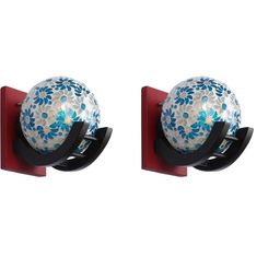 SOMIL Blue Glass Cylinder Printed Wall Lamps-picture-31