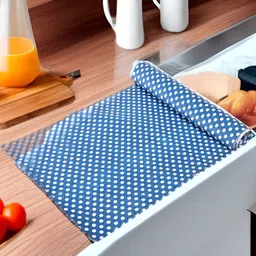 Aura White Set of 1 Water Resistant Shelf Liner Organisers-49