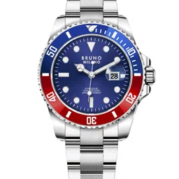 Bruno Milano Men Stainless Steel Bracelet Style Straps Analogue Watch BM1001-01-13