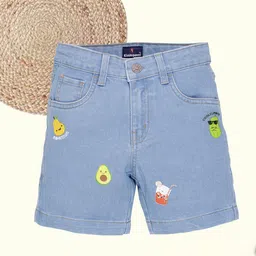 KiddoPanti Boys Denim Denim Shorts-picture-2