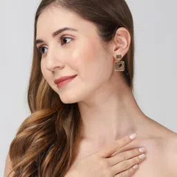 fabula Geometric Shaped Drop Earrings image 2