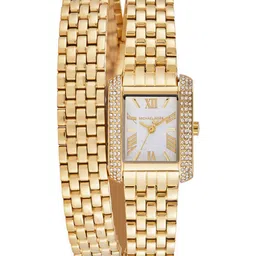 Michael Kors Women Embellished Dial & Stainless Steel Straps Analogue Watch AK_MK4833-image-34