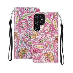 PEEPERLY Abstract Printed Samsung Galaxy S23 Ultra 5G Flip Case Mobile Accessories-20