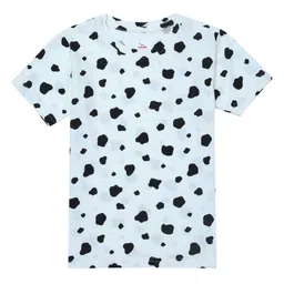 CHILINS Kids Monochrome Trend Short Sleeves Cotton Round Neck T-shirt-picture-56