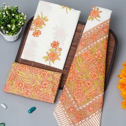 Kwatchi Printed Pure Cotton Unstitched Dress Material-image-33