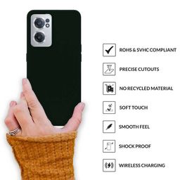 SPRIG Solid Printed OnePlus Nord CE 2 Back Case Mobile Accessories image 2