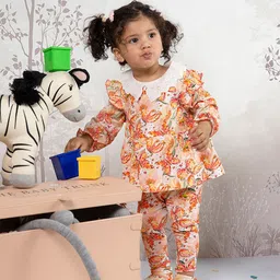 THE BABY TRUNK Girls Printed Sleepsuit-image-52