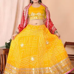 Vvlpf Embroidered Ready to Wear Lehenga With Unstitched Blouse And Dupatta-picture-50