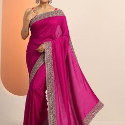 Libas Embellished Embroidered Saree-image-12
