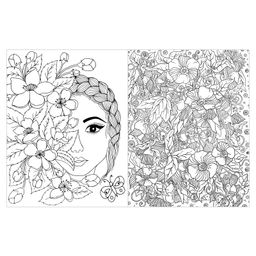 Sawan Floral Pattern Colouring Book - English image 2