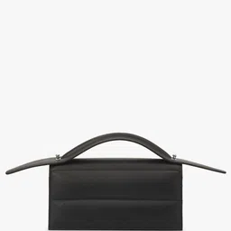 Outhouse Textured Leather Oversized Structured Satchel with Quilted image 3