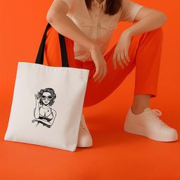 ARTBUG Unisex Graphic Printed Shopper Tote Handbags-10