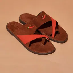 dmodot Men Leather Chilli Slipper-picture-43