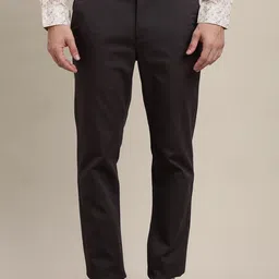Turtle Men Relaxed Tapered Fit Chinos Trousers-picture-16