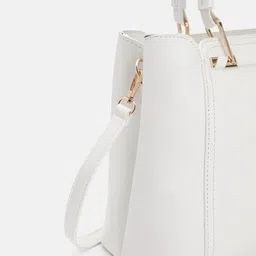 French Connection Structured Handheld Bag with Detachable Sling Strap image 3