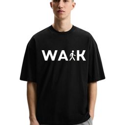 Fashnobic Men Typography Printed Round Neck Cotton Oversized T-shirt-image-16