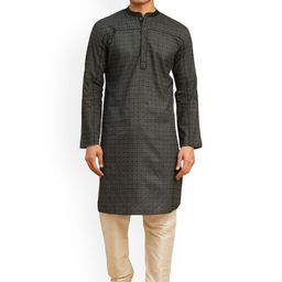 Arch element Men Striped Thread Work Kurta-picture-10