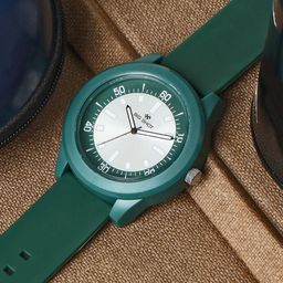 BIG SHOT Men Brass Embellished Dial & Leather Straps Analogue Watch BSM005A-52
