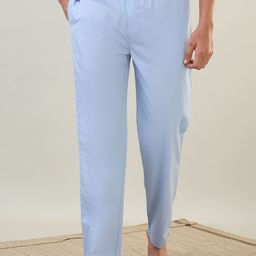 SleepZ by Raymond Men Regular Fit Cotton Lounge Pants-image-9
