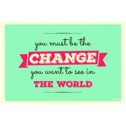 Inephos Green & Pink Paper Creative Artwork Poster-image-72