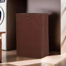 Kuber Industries Brown & Grey 2 Pieces Dustproof Foldable Laundry Bags-14
