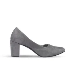 TRYME Suede Party Block Mules image 5
