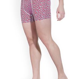 GOTO Printed Short Trunk NYLON LY PRINT OUTER EL TRUNK RED PRINT-Red image 2