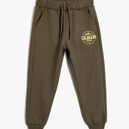 Koton Boys Printed Mid-Rise Joggers-picture-15