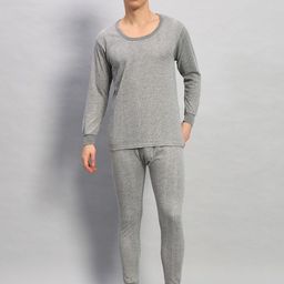 WILD WEST Striped Round Neck Thermal Set-image-39