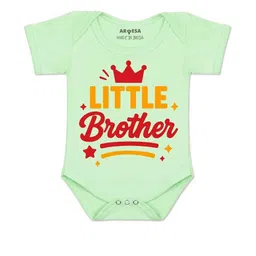 Arvesa Kids-Unisex Green Cotton Rompers-picture-31