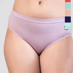 Kalyani Eve Pack Of 6 Cotton Mid-Rise Hipster Briefs Eve_S_DBLE_SGR_OGR_ND_ORRS_LV_P6-image-64