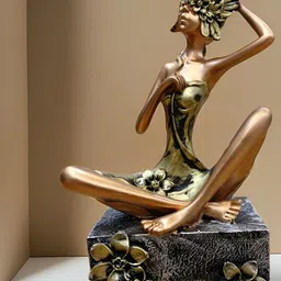 Vrinban International Brown Figurine Showpiece-picture-0