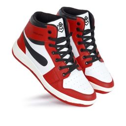 Overstar Men Red Synthetic Casual Shoes-image-92
