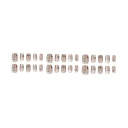 Secret Lives Set Of 24 Reusable Artificial Nails-Cats Eye & Hello Kitty Print Design-17