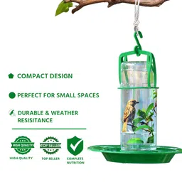 AMIJIVDAYA Green Hanging Bird Water Feeder-image-23