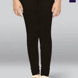 LYRA Girls Pack Of 2 Cotton Ankle-Length Leggings-image-38