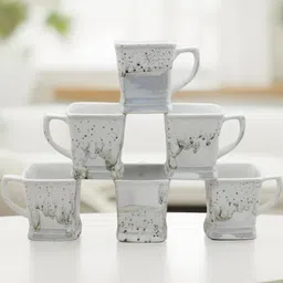 laghima jadon Multicoloured Printed Ceramic Matte Cups Set of Cups and Mugs-39