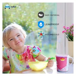 FunBlast Cartoon Print Milk Mug for Kids with Handle and Lid  1 Pc Random Design & Color image 4