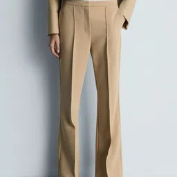 MANGO Women Pleated Smart Casual Parallel Trousers-image-20