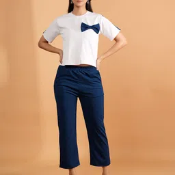 NEYSA Round Neck T-Shirt With Trousers-picture-19