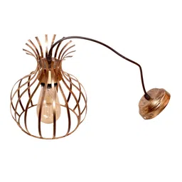 GAUVIK Gold-Toned Ceiling Lamp image 3
