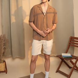 Campus Sutra Men Comfort Self Design Oversized Casual Shirt-image-28