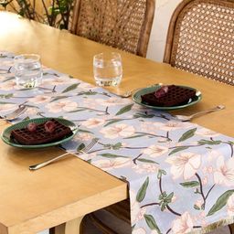 House This Blue & Pink Badamwari Table Runner-39