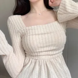 KPOP Extended Sleeves Top-image-68