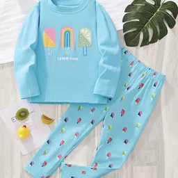 LULU & SKY Girls Printed Night suit-picture-31