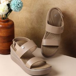 yoho Women Bliss Platform 006 Lightweight Platform Heeled Footpharma Footbed Sandal-50
