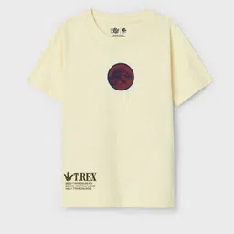 The Souled Store Boys Graphic Printed Round Neck Cotton Slim Fit T-shirt-12