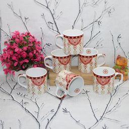 laghima jadon Multicoloured Ceramic Cups and Mugs Set of-35